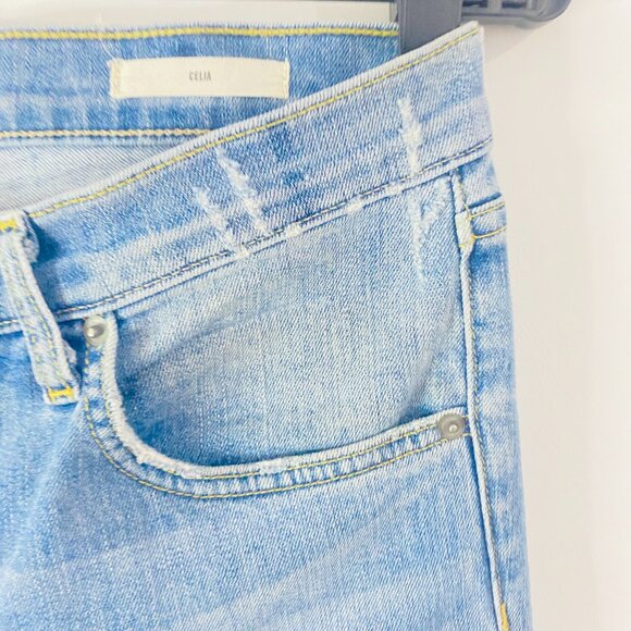 Nili Lotan Celia Design Distressed Denim — NYC Minimalism Meets Edge (Size 27) - Picture 16 of 17